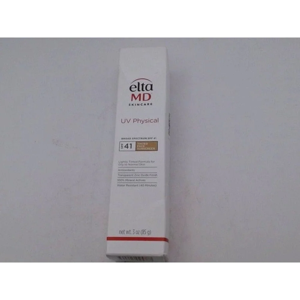EltaMD -  UV Physical, Broad Spectrum  SPF41 Tinted Face Sunscreen, 3 Oz, BNIB